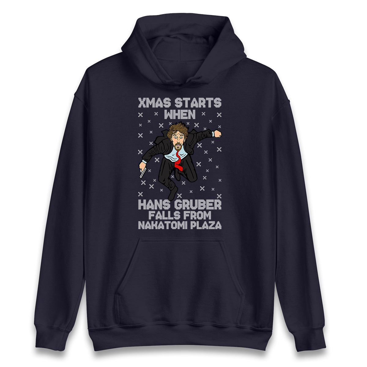 hans gruber falling hoodie