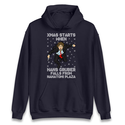 hans gruber falling hoodie