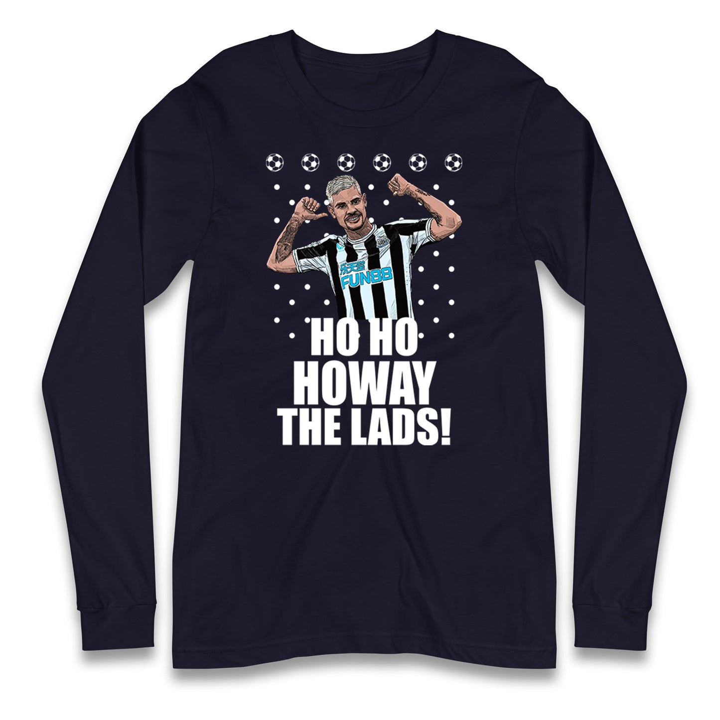 bruno guimaraes christmas long sleeve t shirt