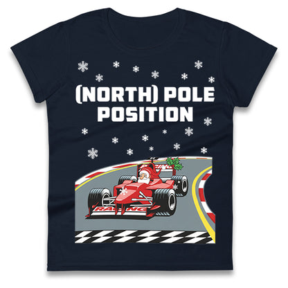 North Pole Christmas Ladies T Shirt