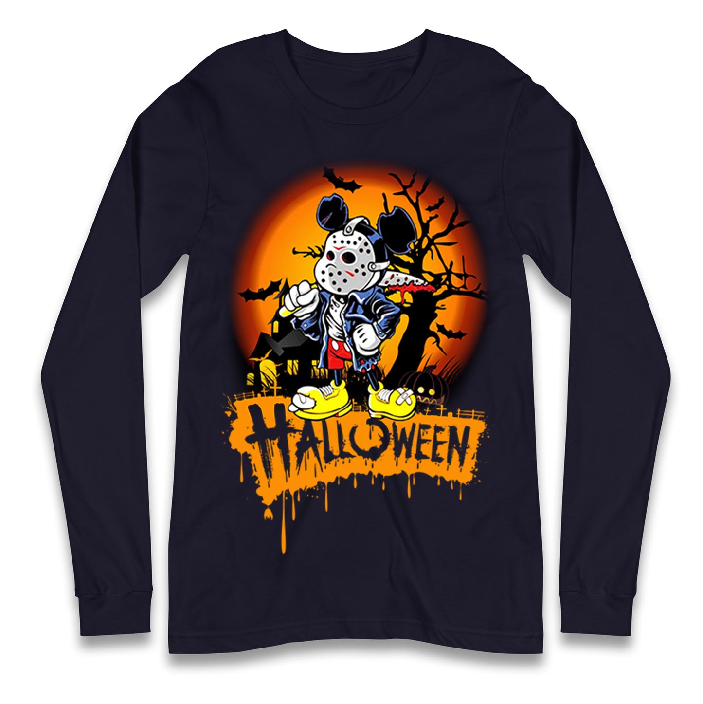 Mickey Mouse Haunted Halloween T Shirt

