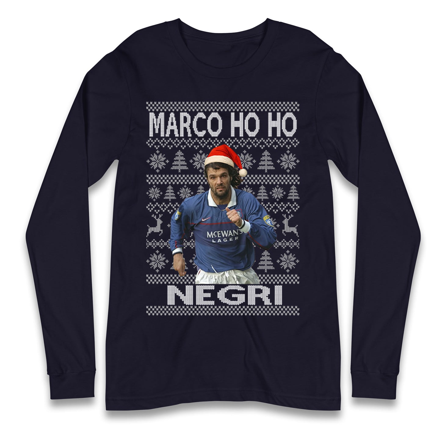 Rangers FC Christmas Longsleeve T Shirt 
