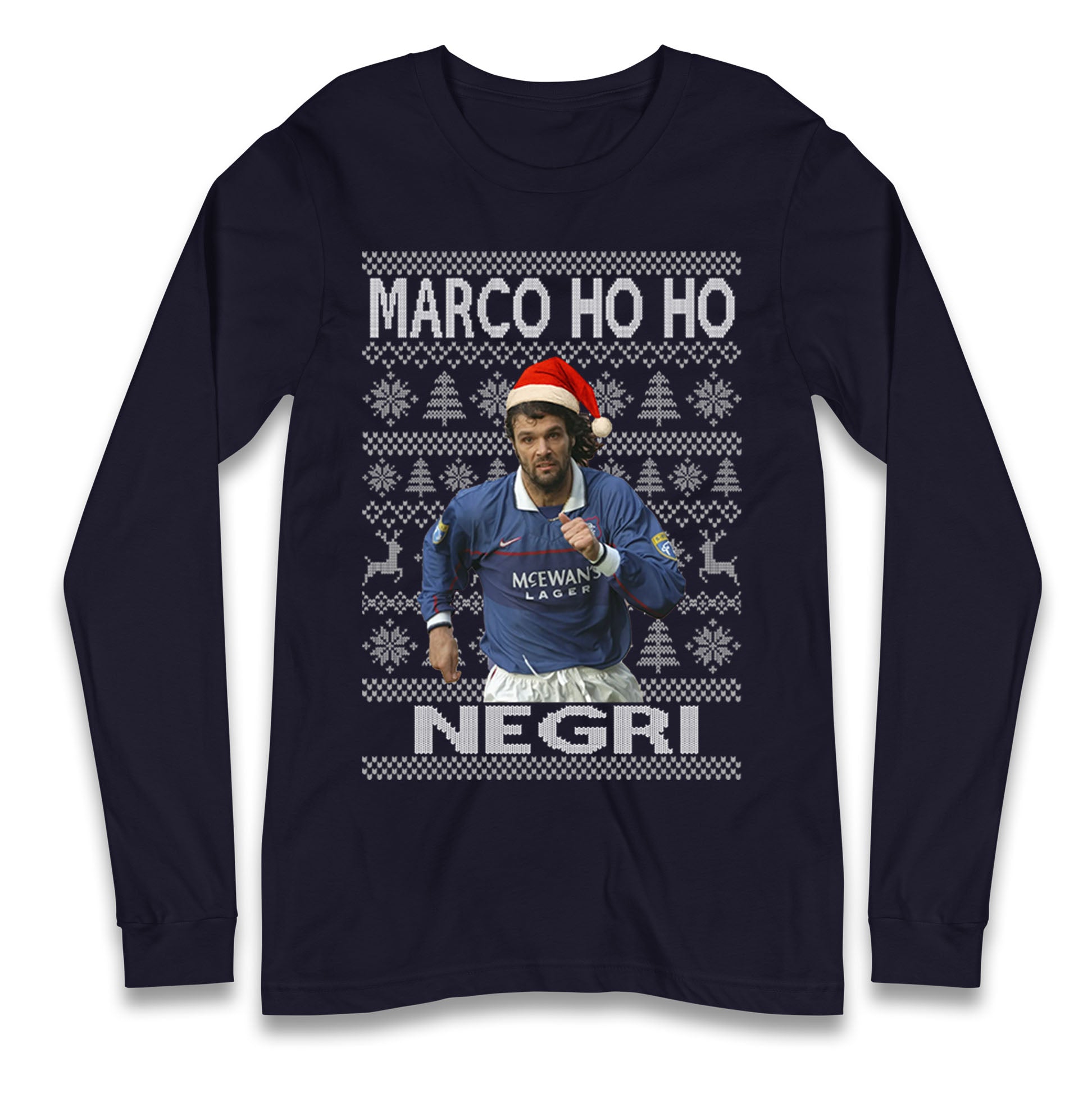 Rangers FC Christmas Longsleeve T Shirt 