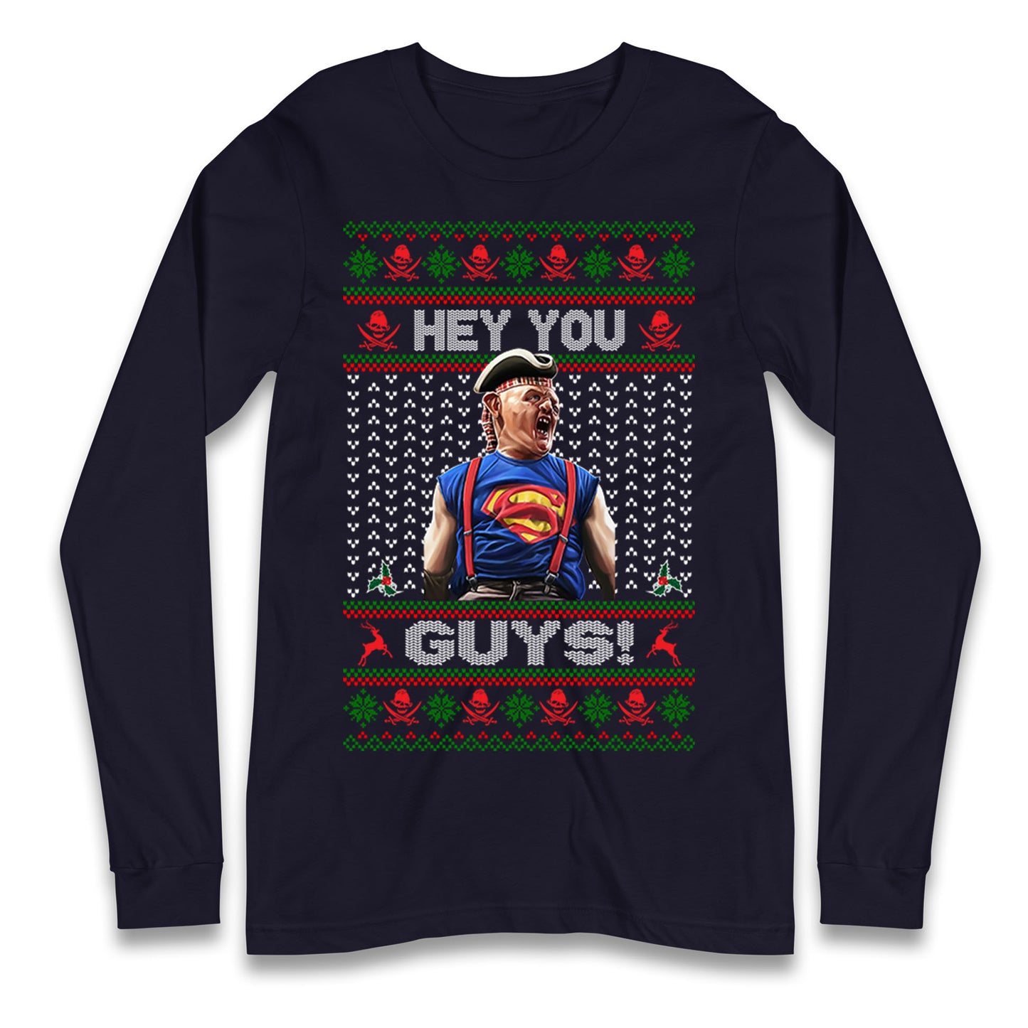 Goonies Sloth Christmas Longsleeve T Shirt