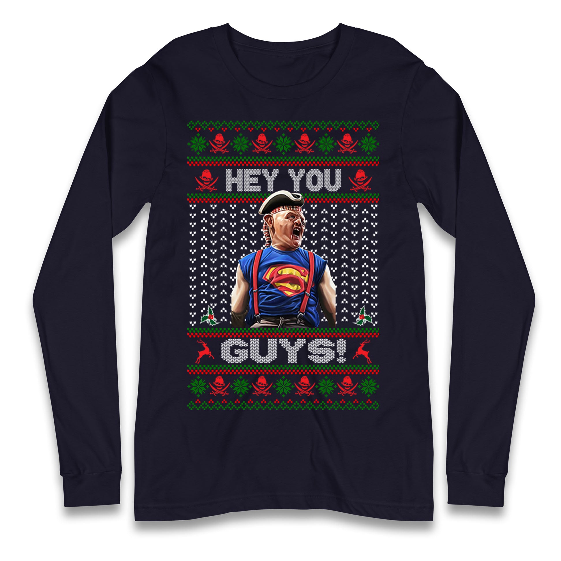 Goonies Sloth Christmas Longsleeve T Shirt