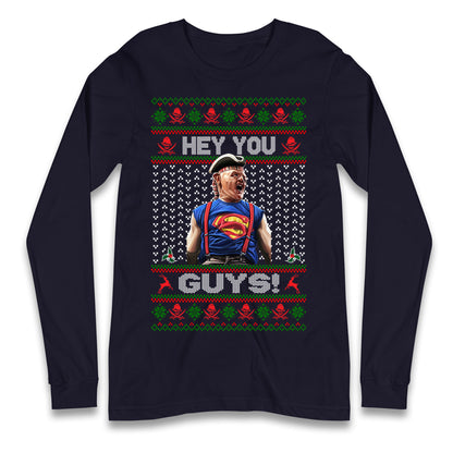 Goonies Sloth Christmas Longsleeve T Shirt