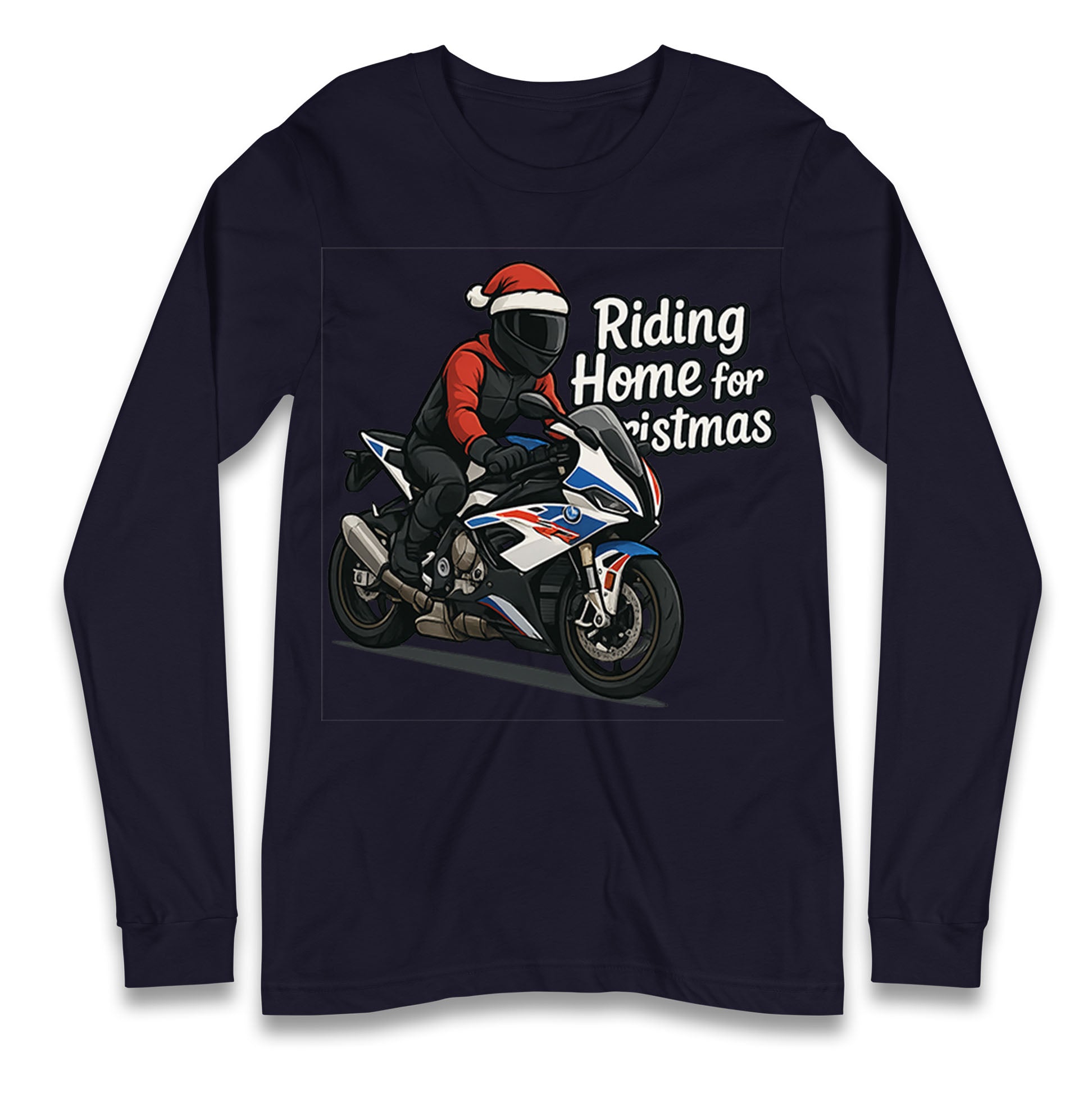 BMW S1000RR Christmas Longsleeve T Shirt