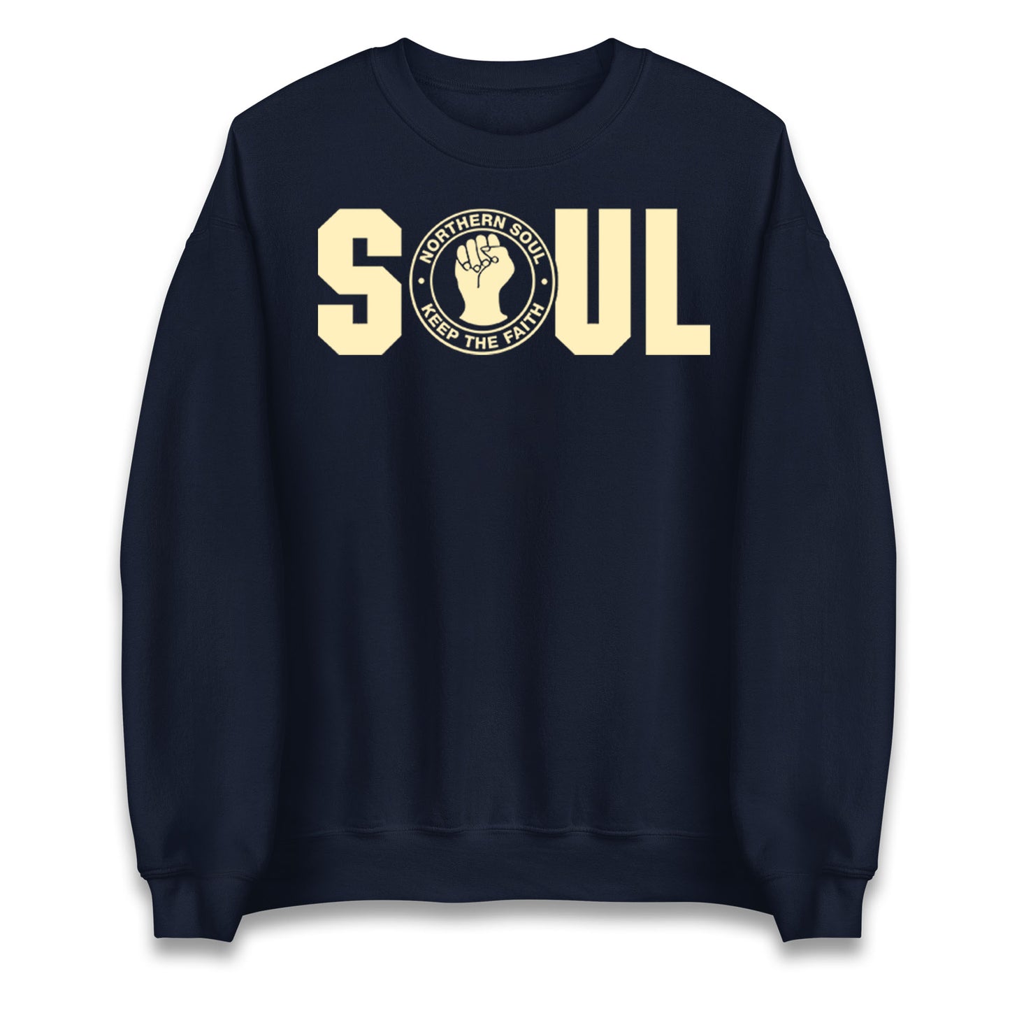 Northern Soul Keep The Faith Logo Jumper