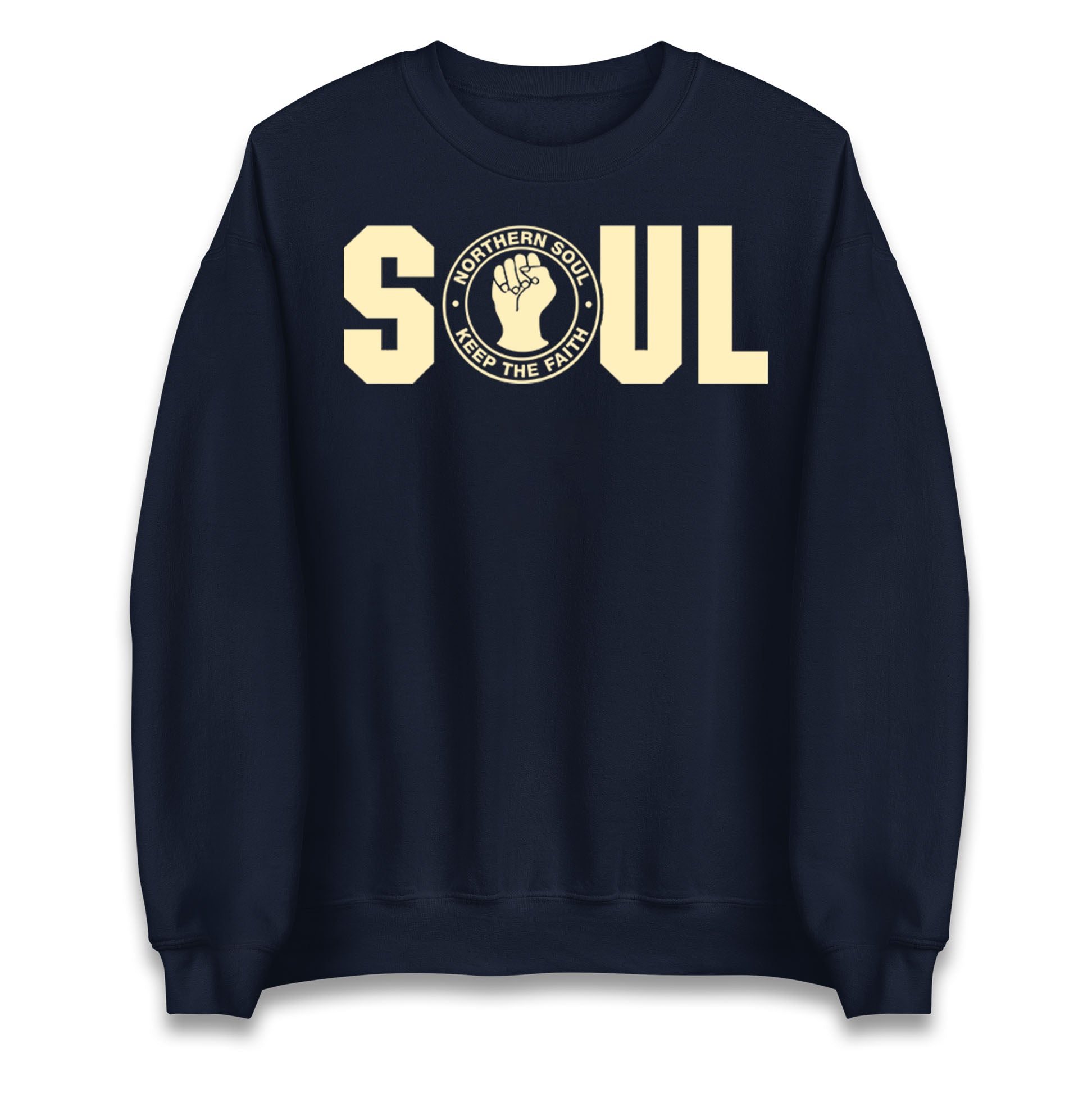 Northern Soul Keep The Faith Logo Jumper