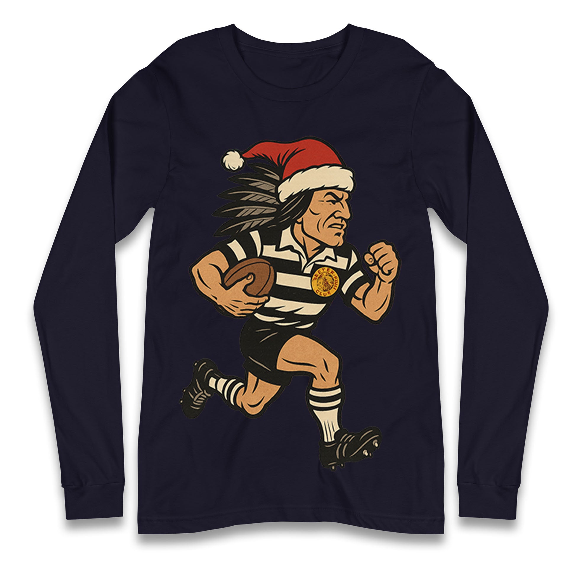 Newcastle Falcons Christmas Longsleeve T Shirt