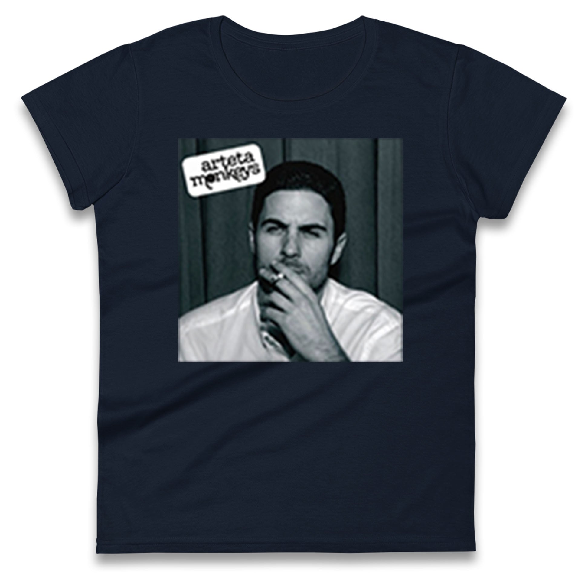 Mikel Arteta Arsenal Arctic Monkeys Ladies T Shirt
