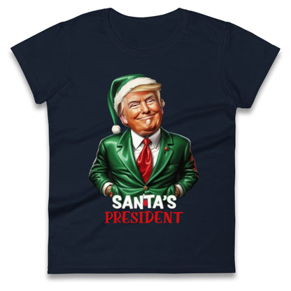 Donald Trump Christmas Ladies T Shirt
