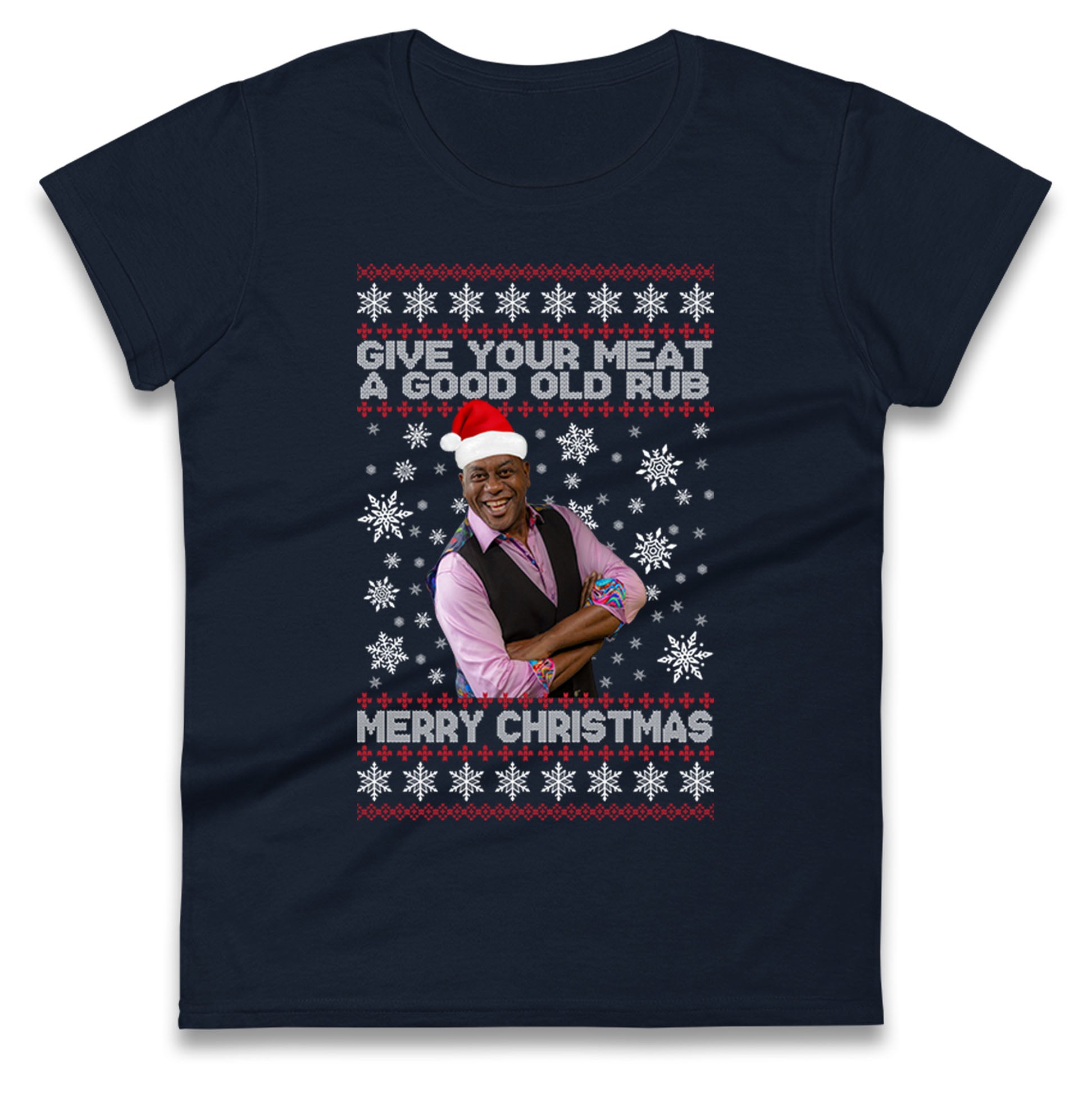 Ainsley Harriot Christmas Ladies T Shirt
