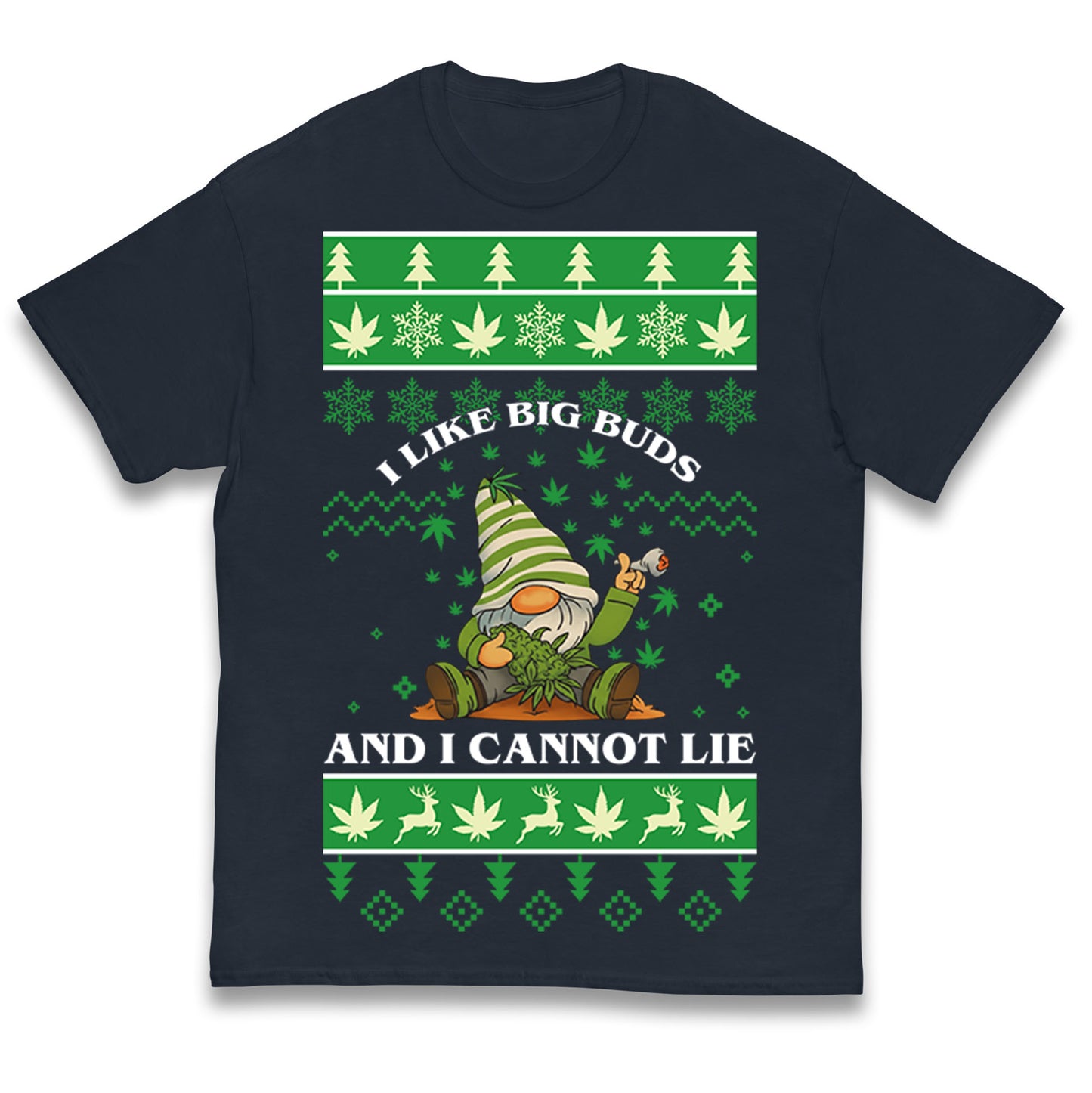 Cannabis Christmas Kids T Shirt