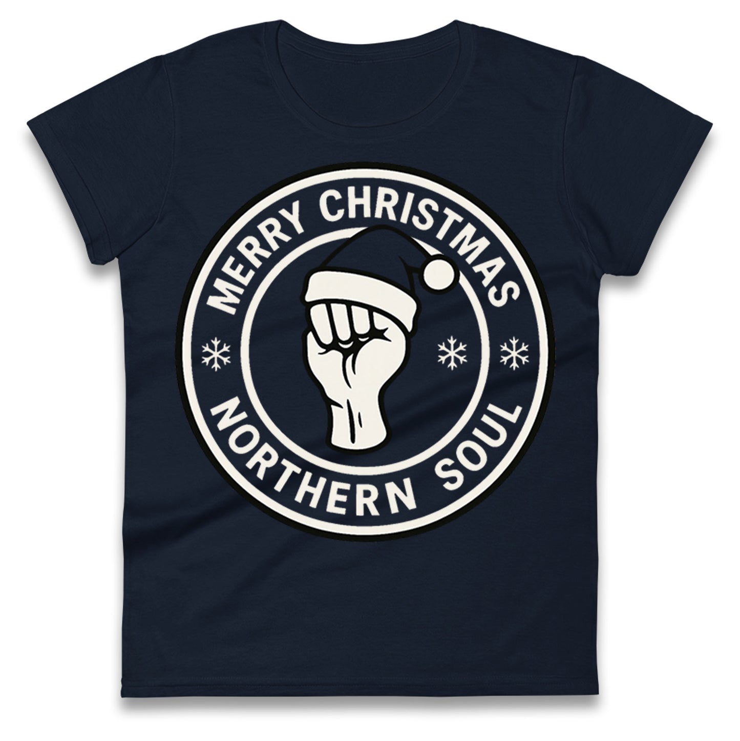 Merry Christmas Northern Soul Ladies T Shirt