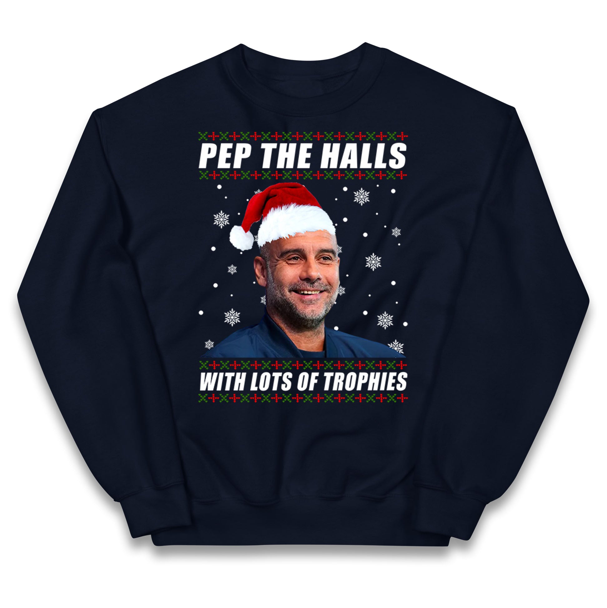Pep Guardiola Christmas Kids Jumper