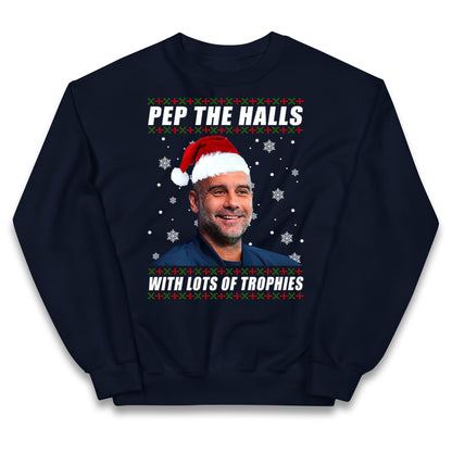 Pep Guardiola Christmas Kids Jumper