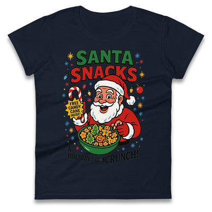 Santa Crunch Ladies T Shirt 