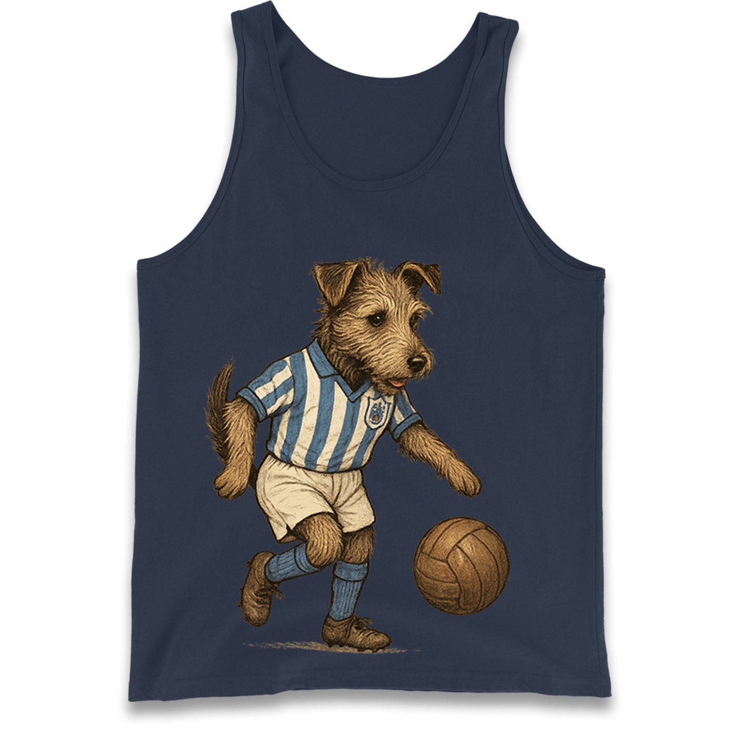 Retro Huddersfield Town Christmas Tank Top