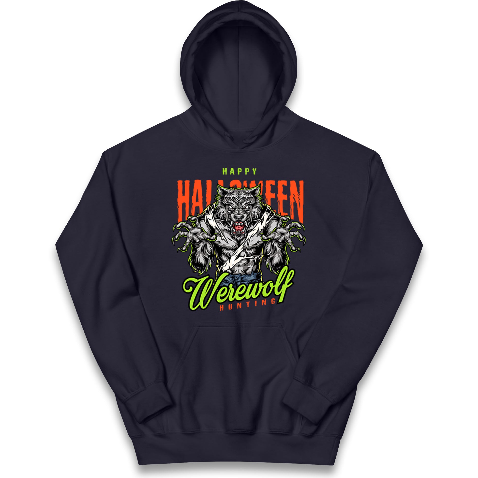 Halloween Werewolf Kids Hoodie