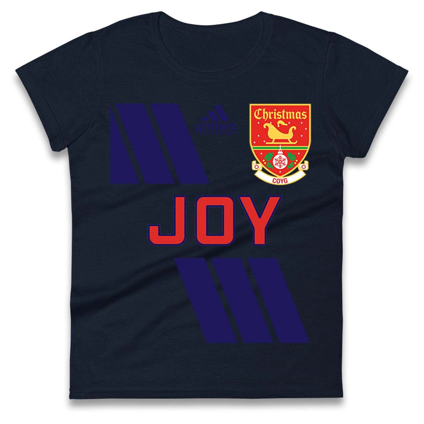 Classic Arsenal Christmas Ladies T Shirt