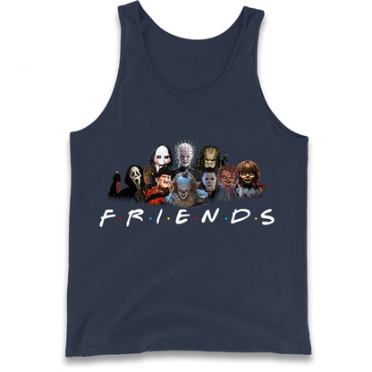 Horror Characters Friends Halloween Tank Top