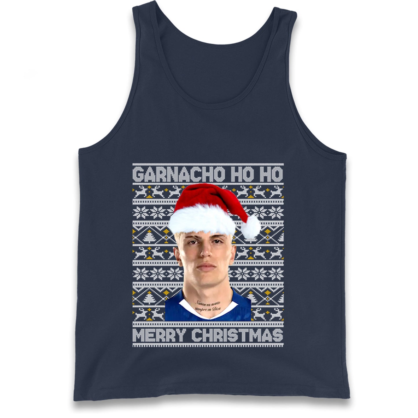 Garnacho Christmas Tank Top