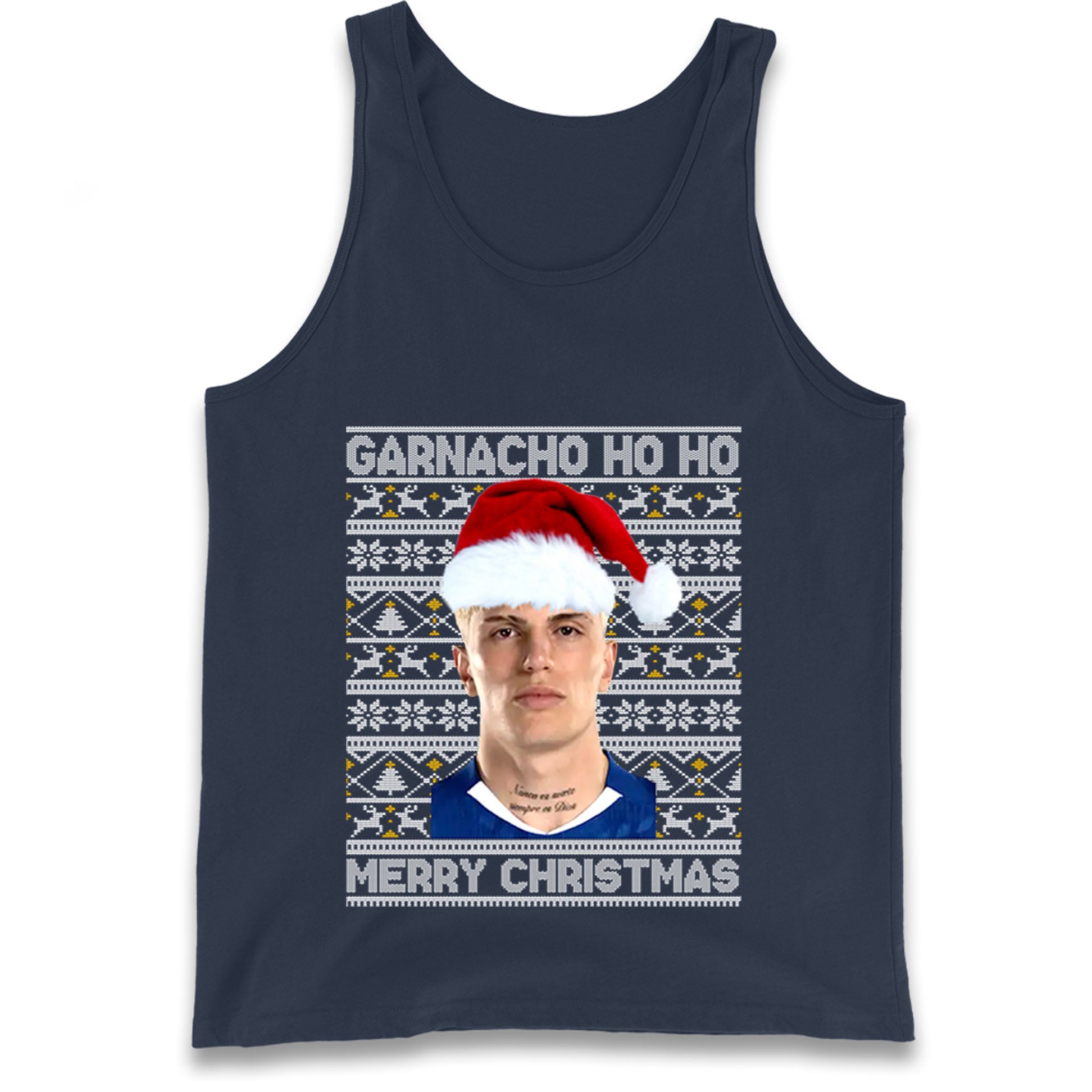 Garnacho Christmas Tank Top