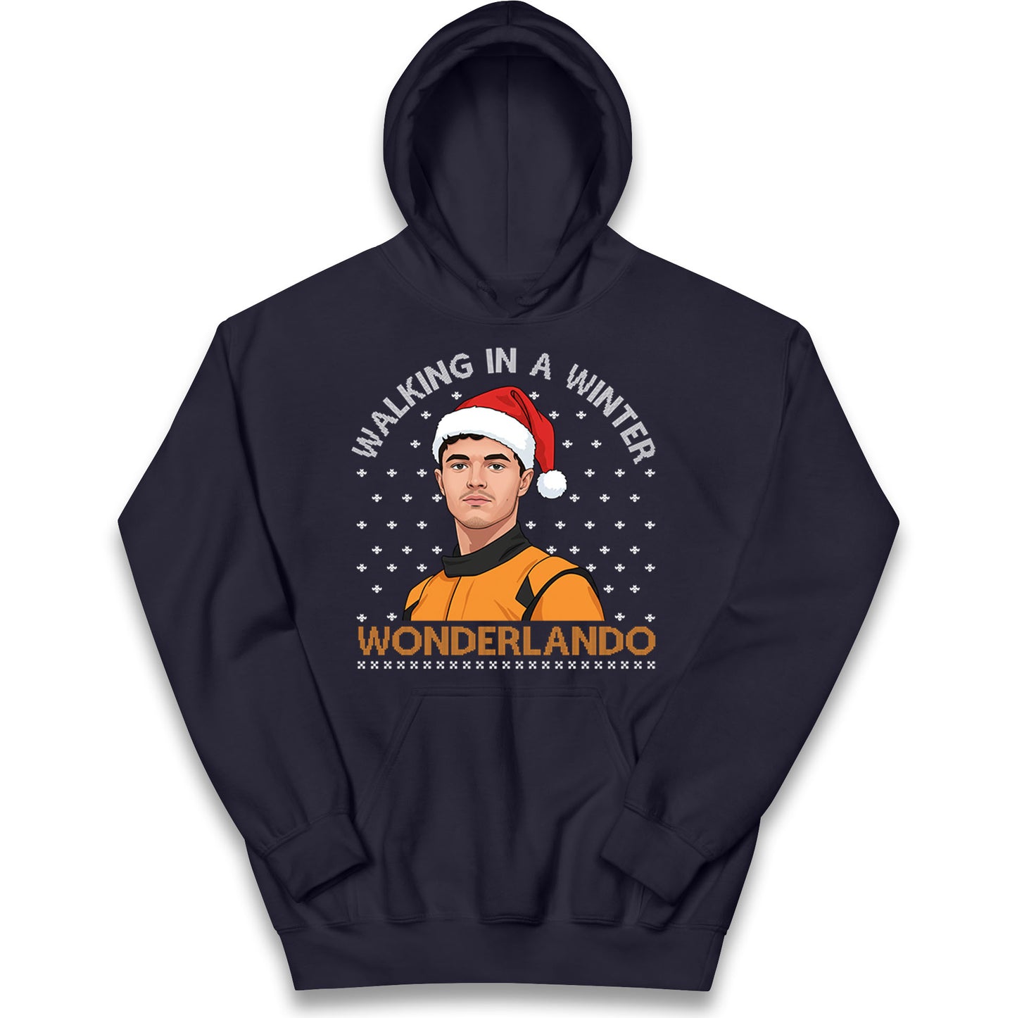 Lando Norris Christmas Kids Hoodie