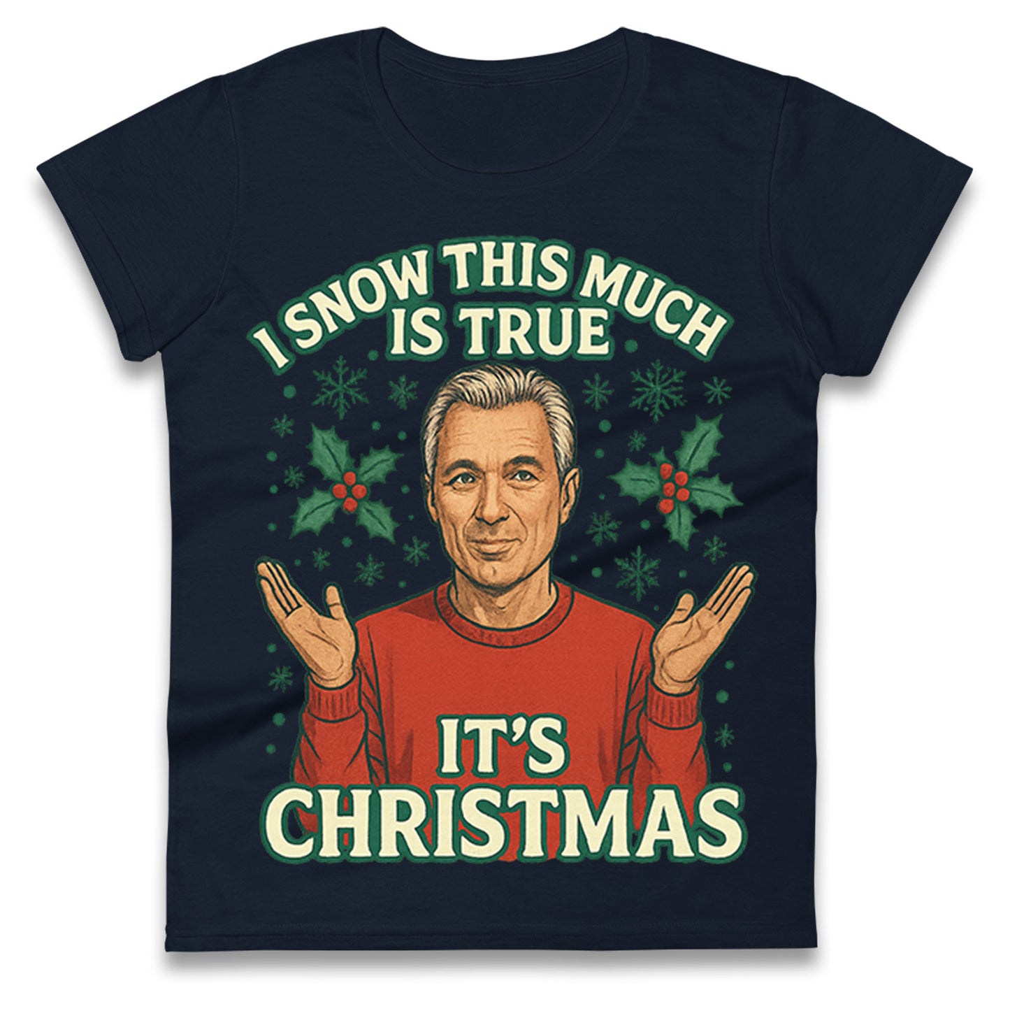 Martin Kemp Christmas Ladies T Shirt 