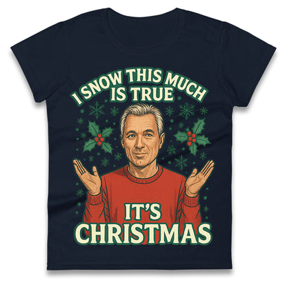 Martin Kemp Christmas Ladies T Shirt 