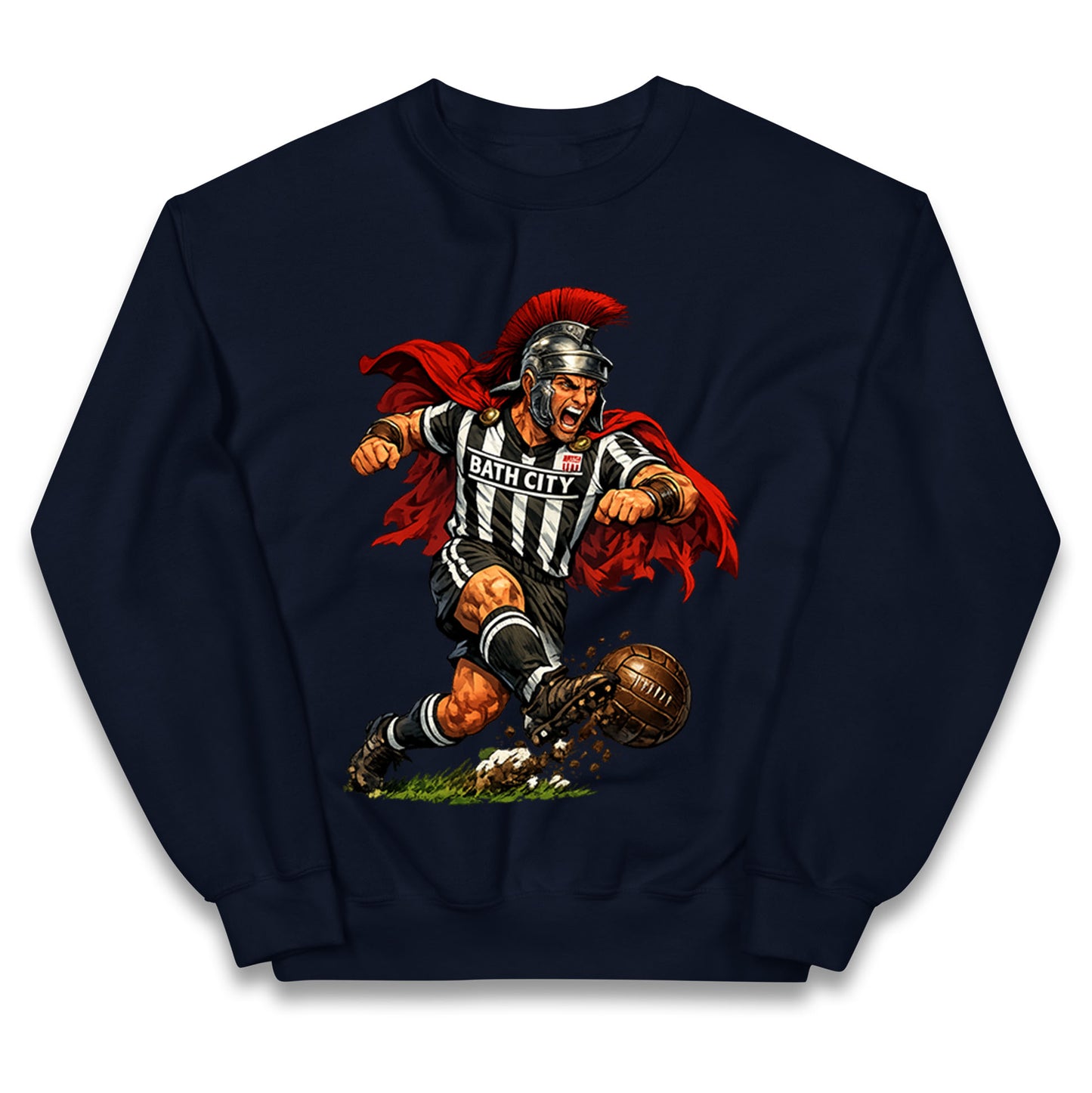 Retro Bath City Football Kids Jumper