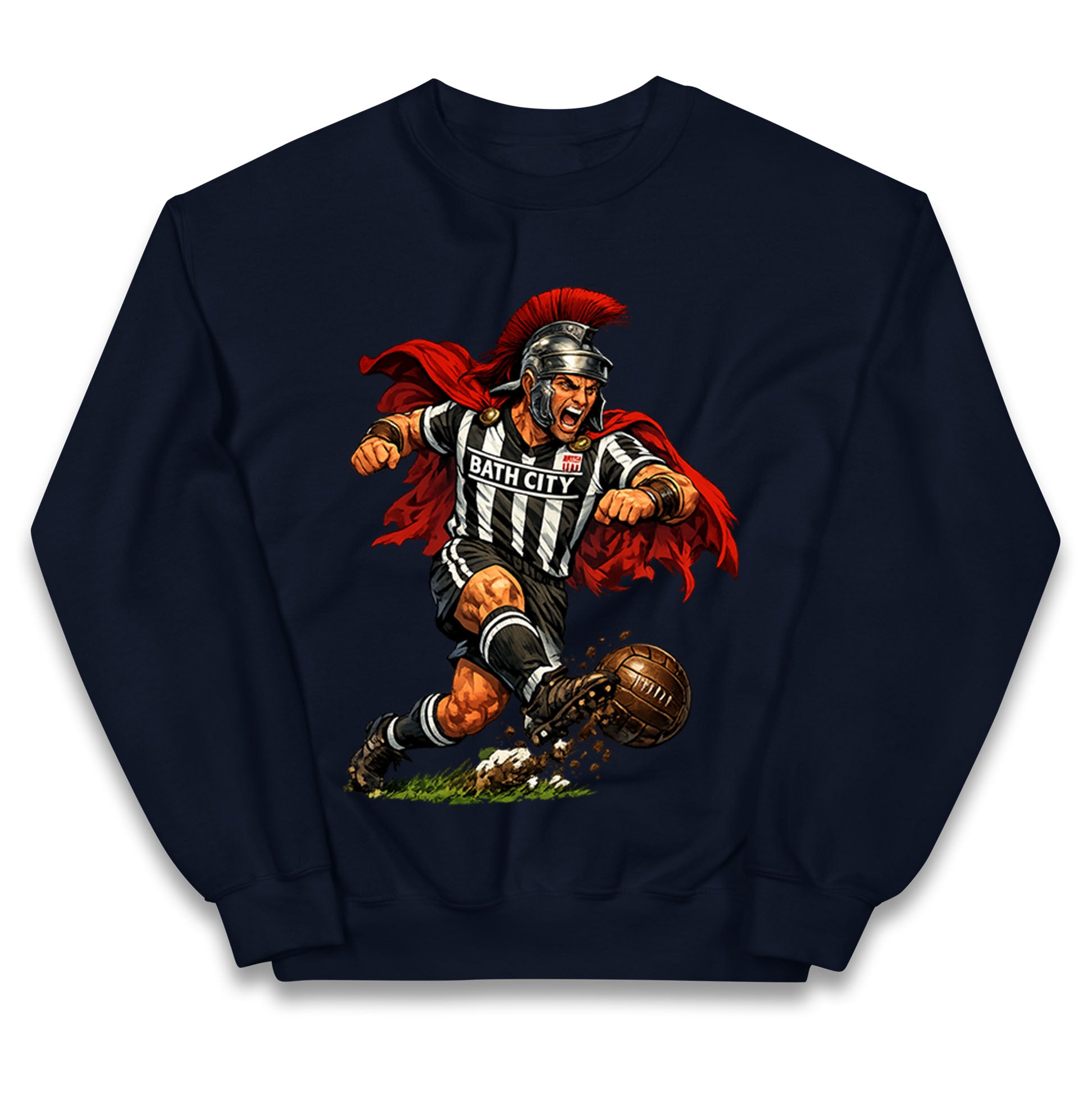 Retro Bath City Football Kids Jumper