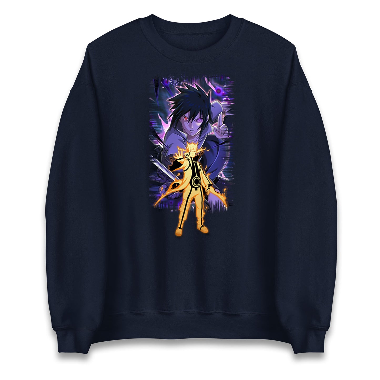 sasuke uchiha and naruto uzumaki sweatshirt