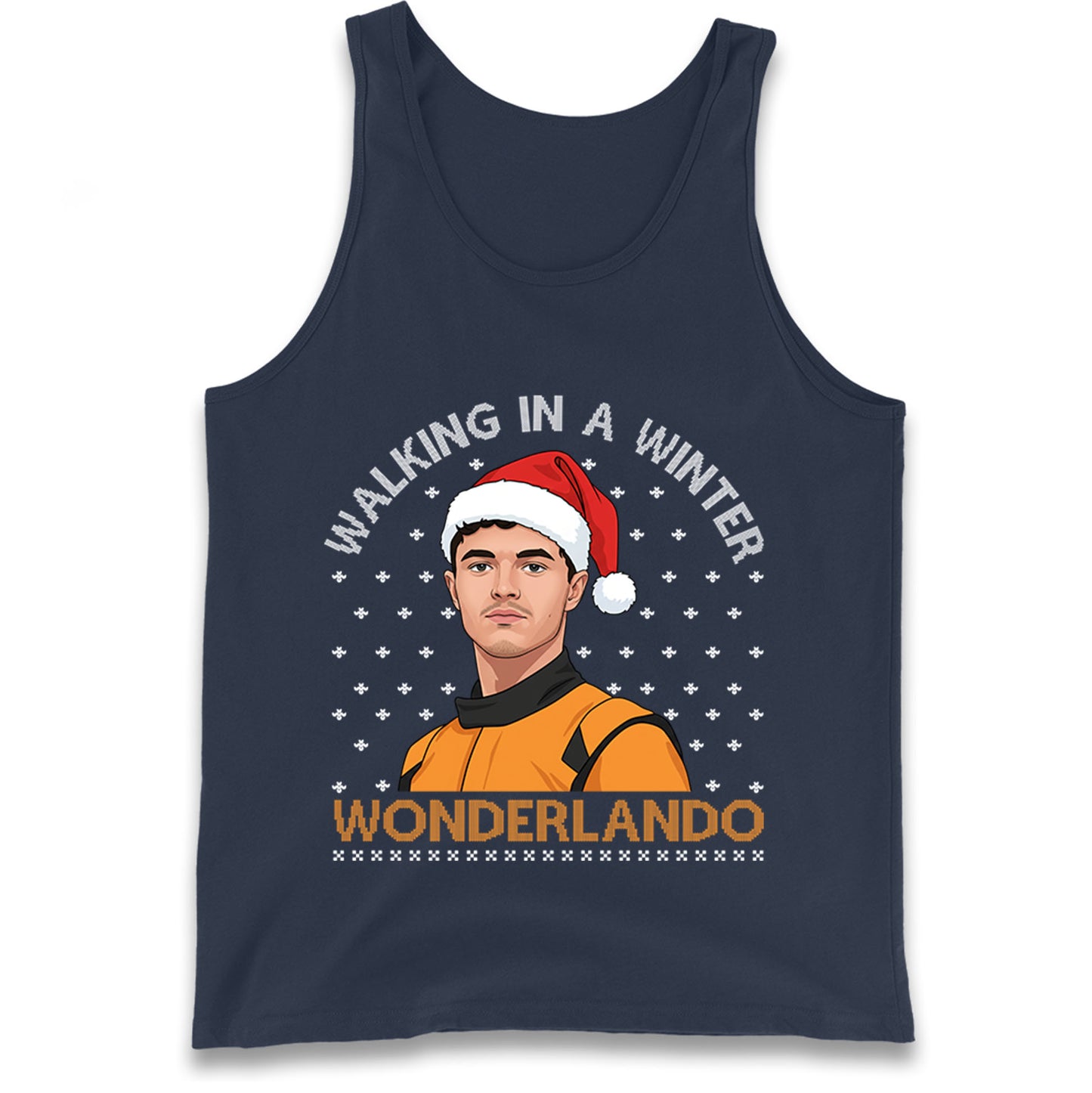 Lando Norris Christmas Tank Top