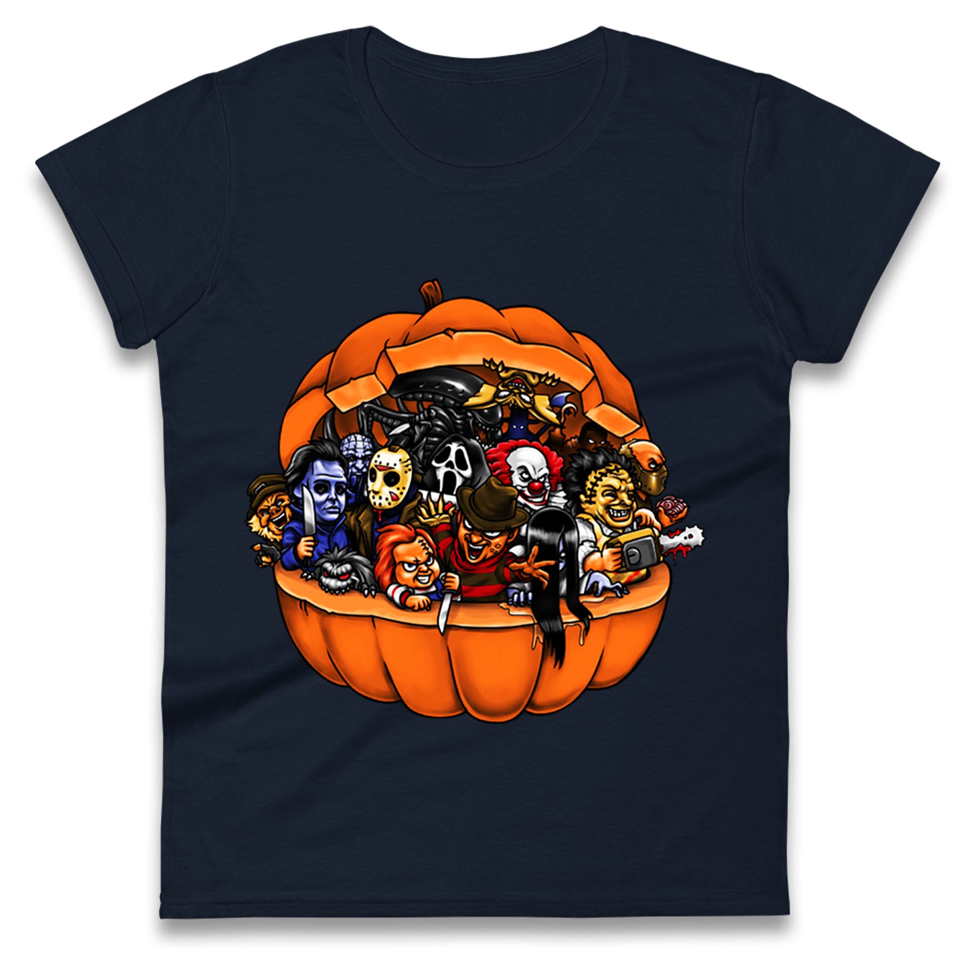 Super Villains Horror Friends Halloween t shirts
