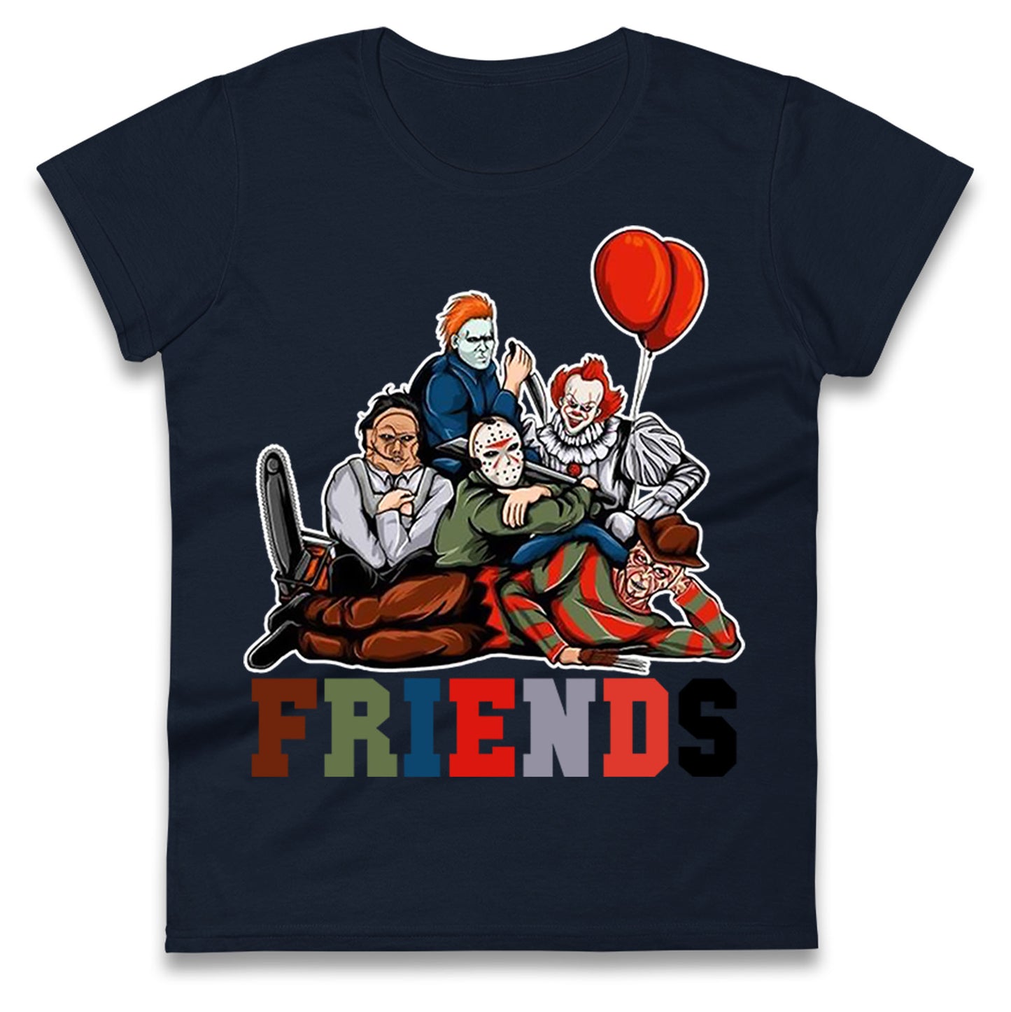 Horror Vintage Characters Friends Halloween t shirts

