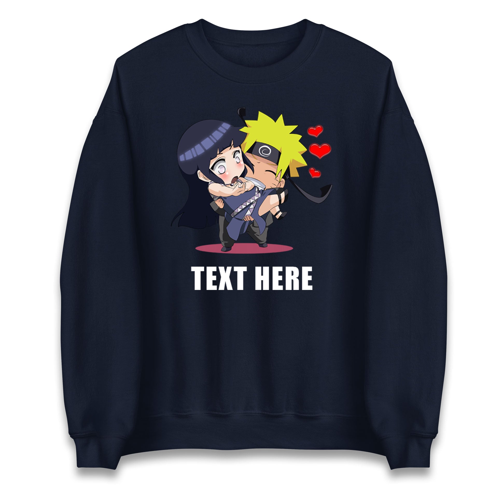 naruto hinata valentines day sweatshirt