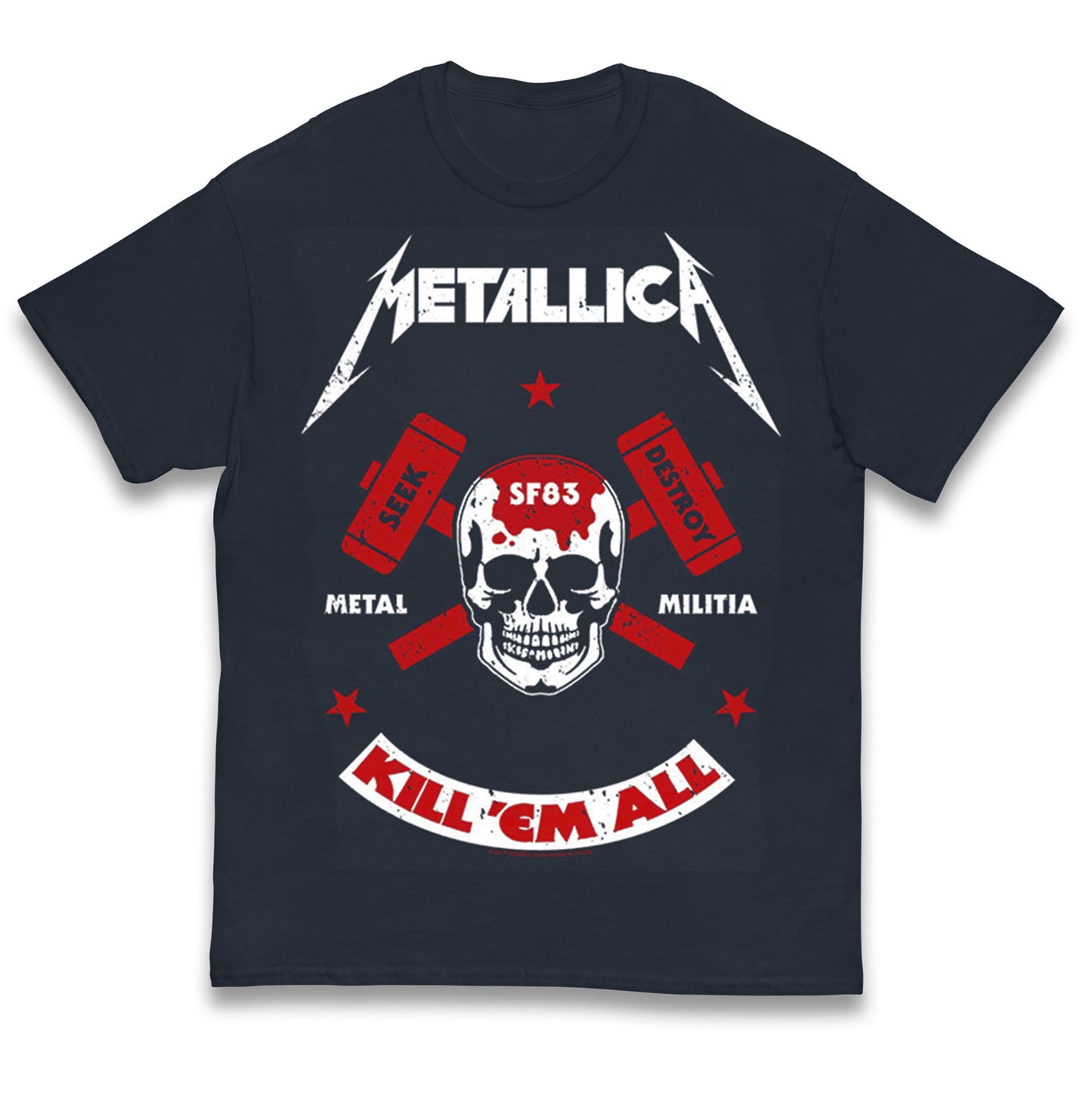Metallica Seek Destroy Kids T Shirt