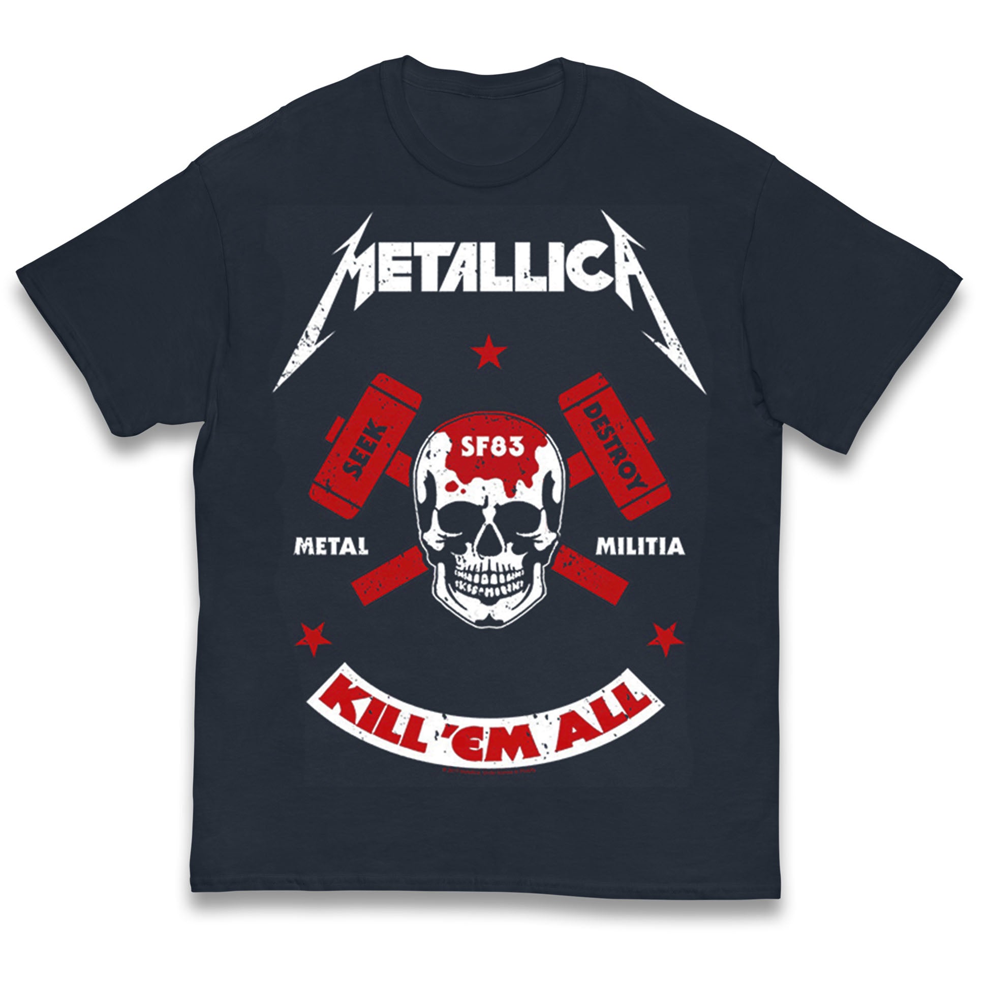 Metallica Seek Destroy Kids T Shirt