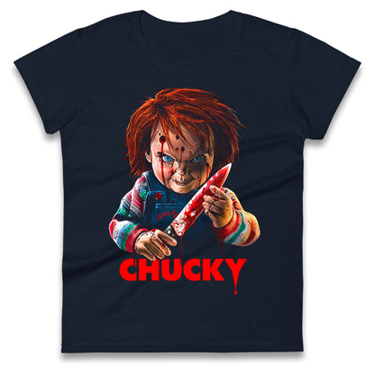 Chucky Childs Play Ladies T Shirt 