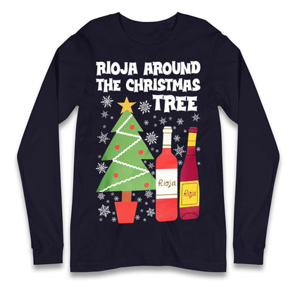 Rioja Wine Christmas Longsleeve T Shirt