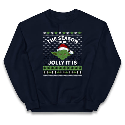 Yoda Christmas Kids Jumper