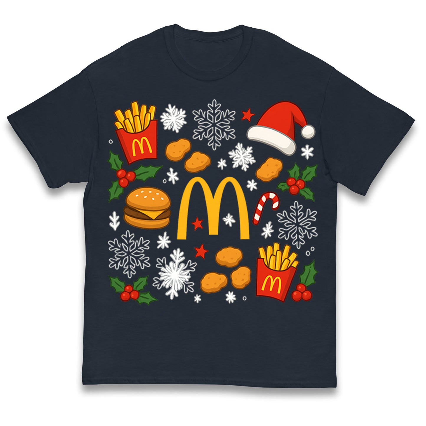 McDonalds Christmas Kids T Shirt 