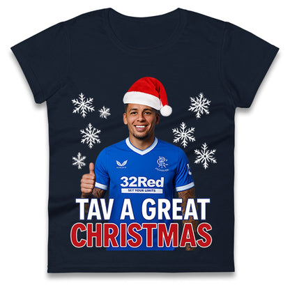 Tav a Great Christmas Rangers Ladies T Shirt