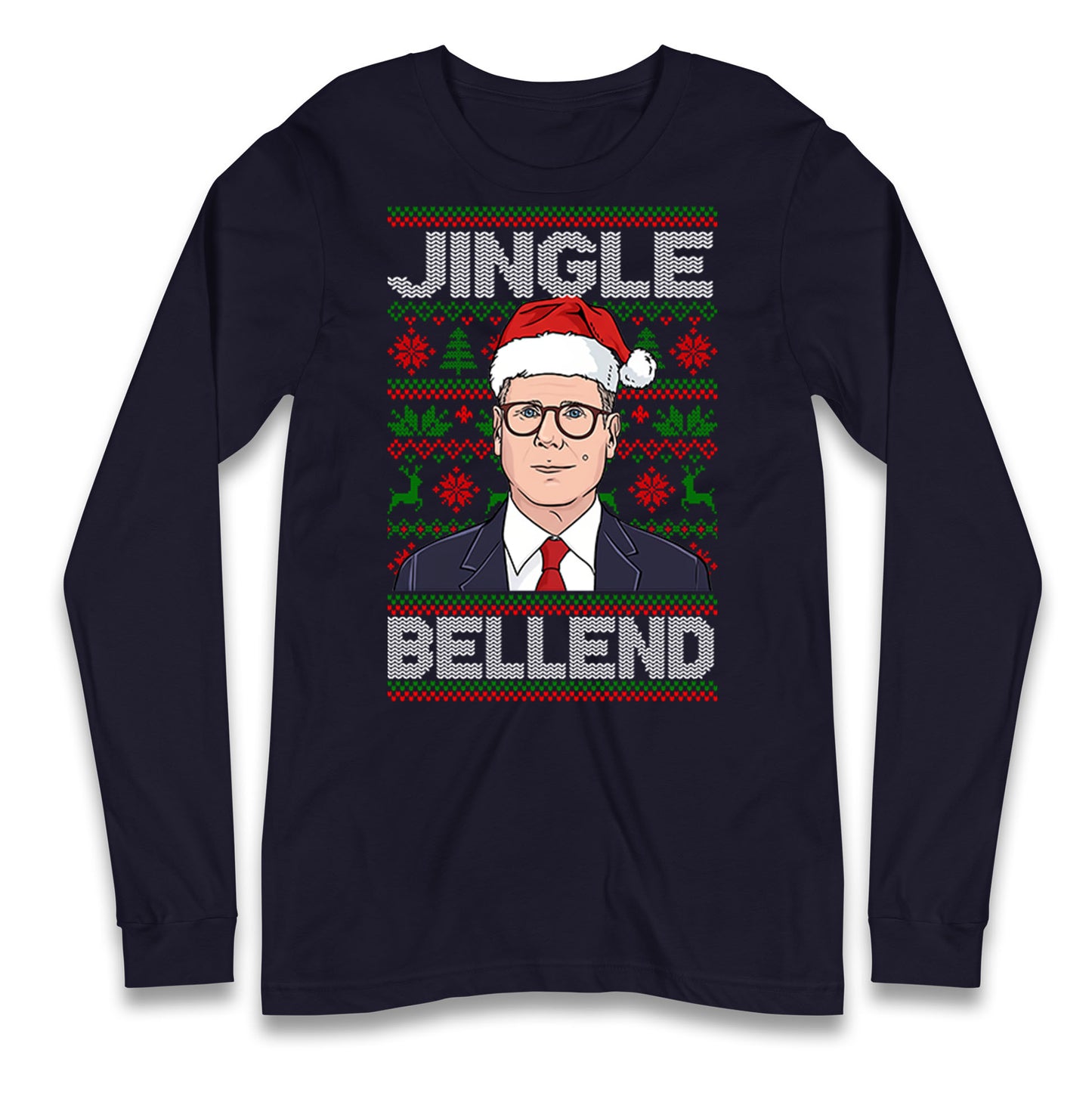 Keir Starmer Jingle Bell End Longsleeve T Shirt