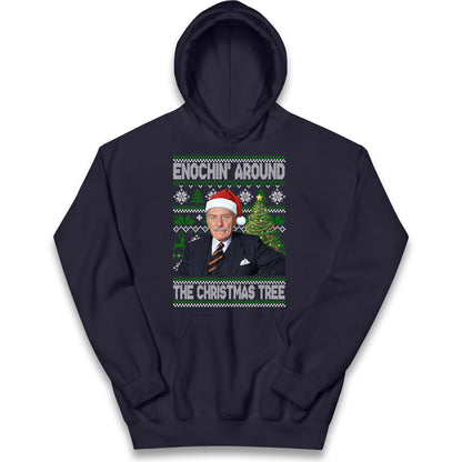Enoch Powell Enochin Around the Christmas Tree Christmas Kids Hoodie