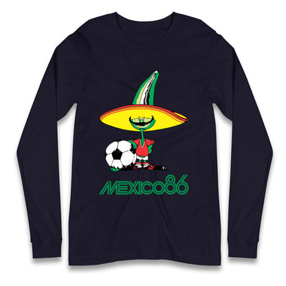 Mexico 86 Mascot Longsleeve T Shirt
