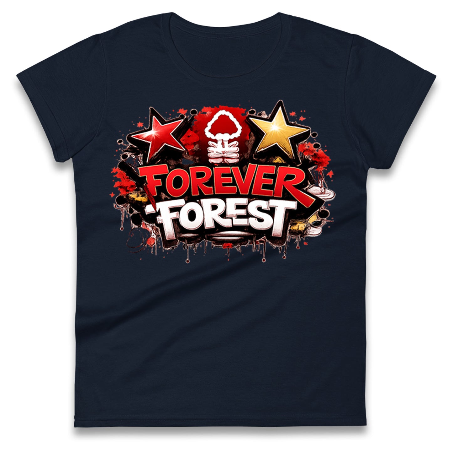 Forever Forest Football Ladies T Shirt