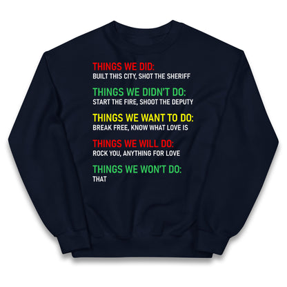 Bob Marley Music Kids Jumper